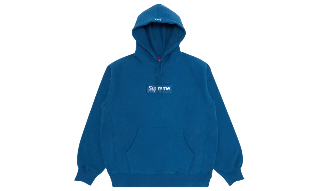 Supreme Box Logo Hooded Sweatshirt (FW23) Blue – Fishem