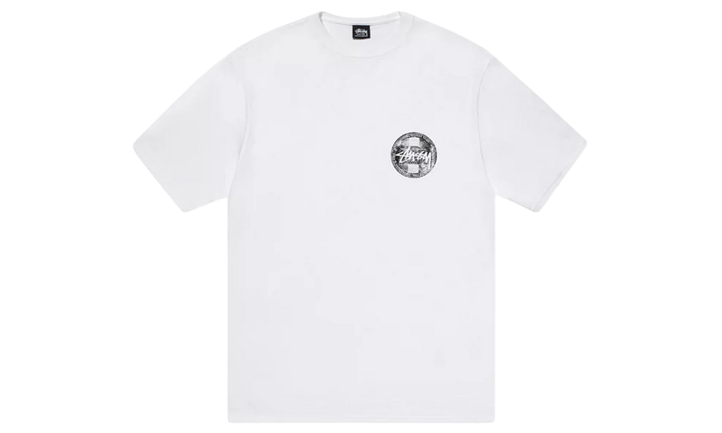 Stussy Dot Stamp Tee White – Fishem