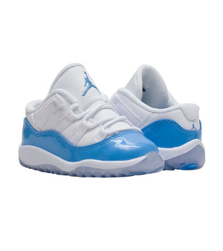 Jordan 11 Retro Low White Black University Blue (TD)