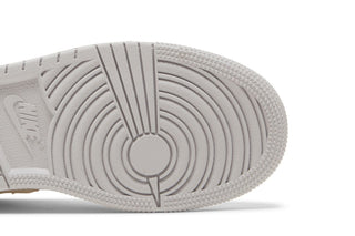 Jordan 1 Mid SE Craft Inside Out White Grey (GS)