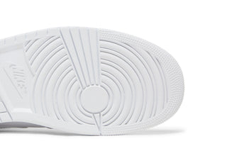 Jordan 1 Mid Triple White