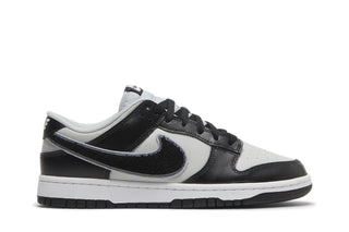 Dunk Low Chenille Swoosh Black Grey