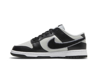 Dunk Low Chenille Swoosh Black Grey