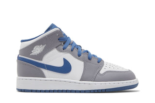 Jordan 1 Mid True Blue Cement (GS)