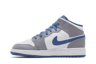 Jordan 1 Mid True Blue Cement (GS)