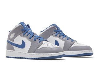 Jordan 1 Mid True Blue Cement (GS)