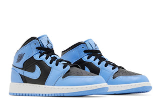 Jordan 1 Mid University Blue Black (GS)