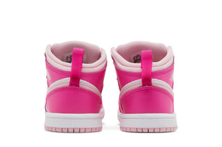 Jordan 1 Mid White Fierce Pink (TD)
