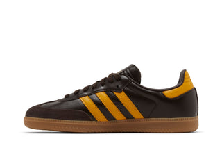 Adidas Samba OG Dark Brown Preloved Yellow