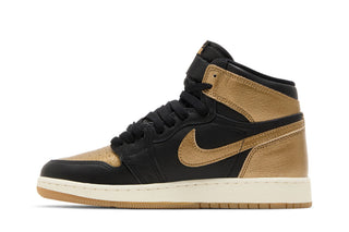 Jordan 1 Retro High OG Black Metallic Gold (GS)
