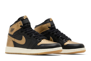 Jordan 1 Retro High OG Black Metallic Gold (GS)