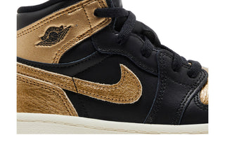 Jordan 1 Retro High OG Black Metallic Gold (TD)