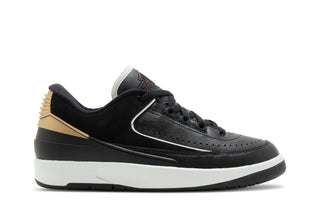 Jordan 2 Retro Low Black Metallic Gold