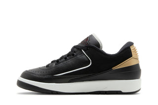 Jordan 2 Retro Low Black Metallic Gold