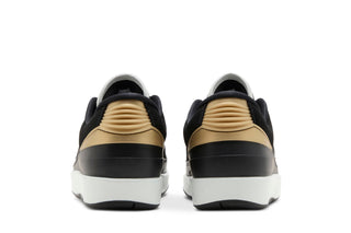 Jordan 2 Retro Low Black Metallic Gold