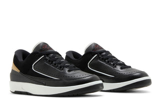 Jordan 2 Retro Low Black Metallic Gold