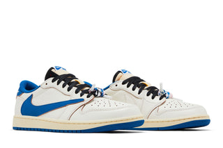 Jordan 1 Retro Low OG SP Fragment x Travis Scott Sail Military Blue