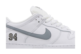 Nike SB Dunk Low Supreme 94 White Metallic Silver