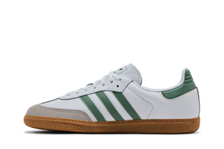 Adidas Samba OG Cloud White Silver Green (GS)