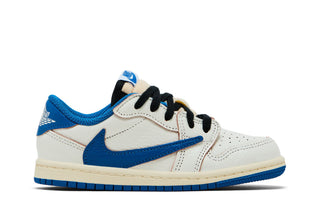 Jordan 1 Retro Low OG SP Fragment x Travis Scott Sail Military Blue (TD)