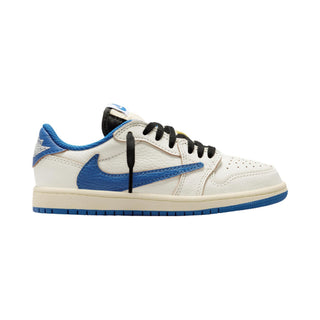 Jordan 1 Retro Low OG SP Fragment x Travis Scott Sail Military Blue (PS)