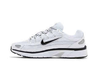 Nike P-6000 White Metallic Silver Black