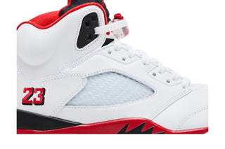 Jordan 5 Retro Fire Red Black Tongue (2025)
