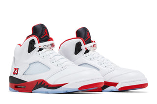 Jordan 5 Retro Fire Red Black Tongue (2025)