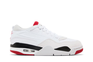 Jordan 4 RM White Black Neutral Grey Varsity Red (GS)