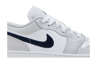 Jordan 1 Low White Neutral Grey Gum Midnight Navy (GS)