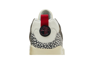 Jordan Spizike Low Sail Anthracite Coconut Milk Varsity Red