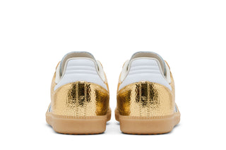 Adidas Samba OG Gold Metallic Cracked Leather