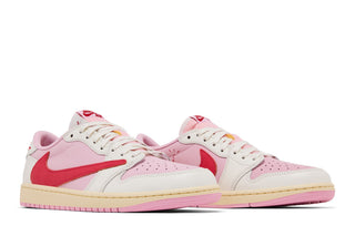 Jordan 1 Retro Low OG SP Travis Scott Sail Tropical Pink