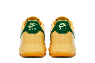 Nike Air Force 1 Low Patent Leather Topaz Gold Pine Green
