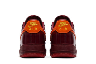 Nike Air Force 1 Low Patent Leather Dark Team Red Safety Orange
