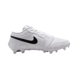 Jordan 1 Low TD Cleat White Black Splatter