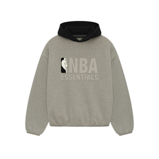 Fear of God Essentials x NBA Hoodie Warm Heather/Black