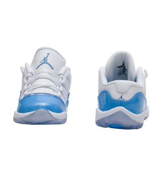 Jordan 11 Retro Low White Black University Blue (TD)