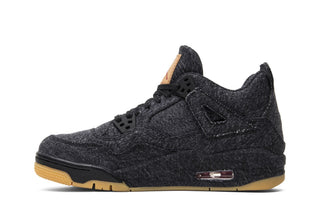 Jordan 4 Retro Levis Black (GS) (Levis Tag)