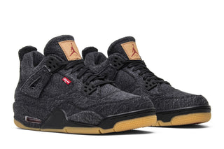 Jordan 4 Retro Levis Black (GS) (Levis Tag)