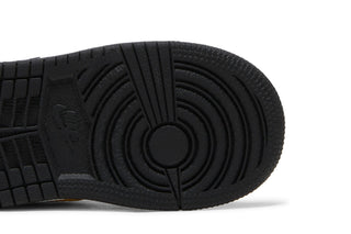 Jordan 1 Mid Patent Black White Gold (TD)