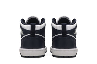 Jordan 1 Mid White Metallic Gold Obsidian (PS)
