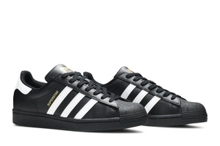 Adidas Superstar Core Black Cloud White Gold
