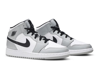 Jordan 1 Mid Light Smoke Grey (GS)