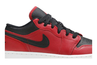 Jordan 1 Low Gym Red Black Pebbled (GS)
