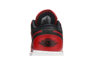 Jordan 1 Low Gym Red Black Pebbled (GS)