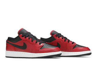 Jordan 1 Low Gym Red Black Pebbled (GS)