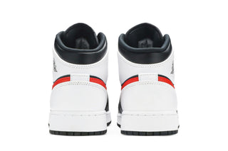 Jordan 1 Mid White Black Chile Red (GS)