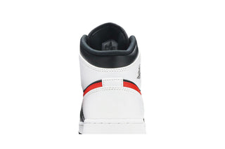 Jordan 1 Mid White Black Chile Red (GS)