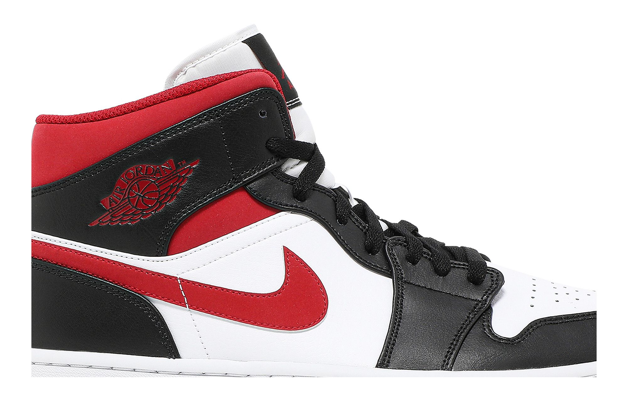 Jordan Mid Gym Red Black White – Fishem